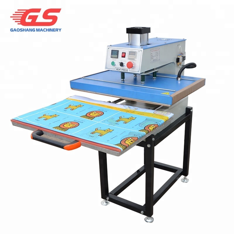 Pneumatic Drawer Table Sublimation Heat Press Machine 50x70